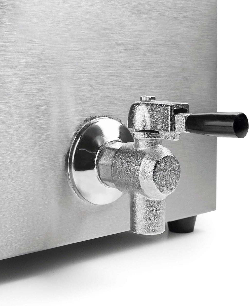 Lacor 69468 69468 - Fritadeira Elétrica Profissional com Torneira, 3250 W, 8 L, Aço Inoxidável