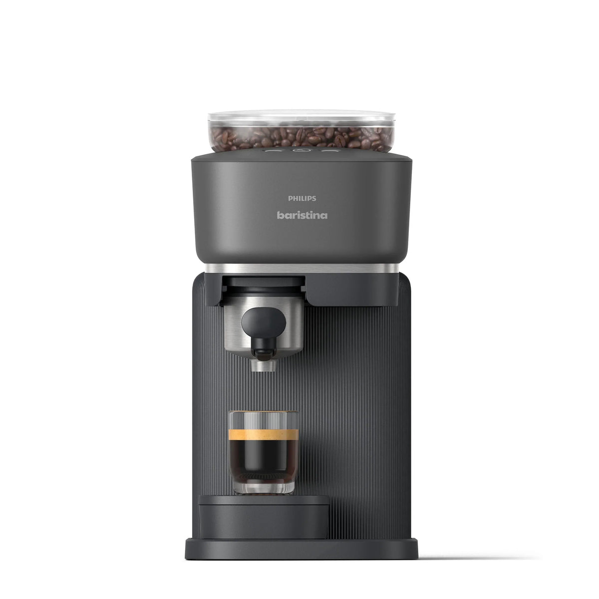 Máquina de café expresso Philips Baristina preta e cinza (BAR300/60)