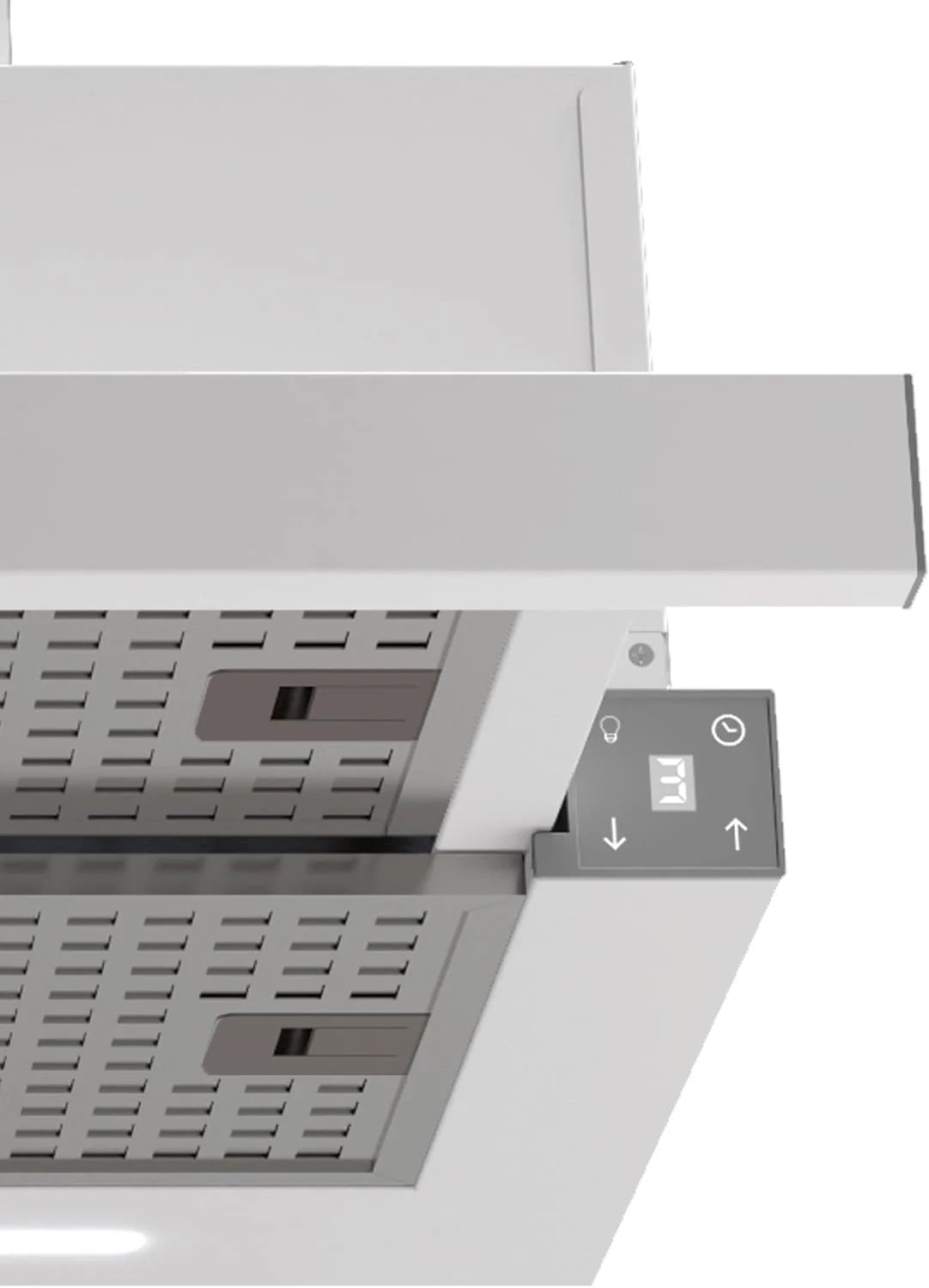 Cata Campana Extratora TFH 6830 GWH 6 Níveis de Extração Painel de Controle Tátil Nível Sonoro 46 db Motor Extra Silencioso Iluminação LED Interior Blindado Fácil Limpeza Largura 60 cm Cor Branco