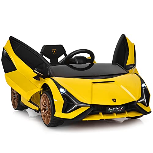 Lamborghini Elétrico Licenciado com Suspensão e Bluetooth