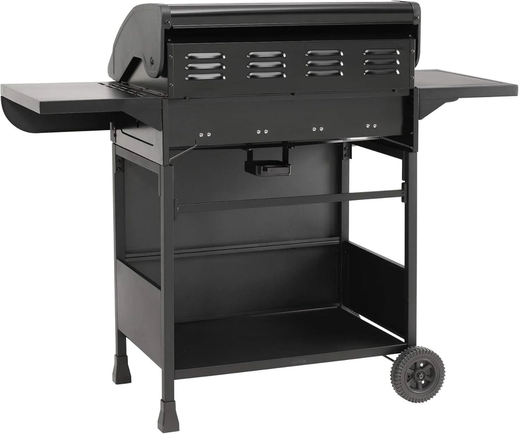 Churrasqueira a gás "COLUMBUS" 4 + 1 queimador da El Fuego® Churrasqueira BBQ sobre rodas, churrasqueira a gás Barbecue AY 563