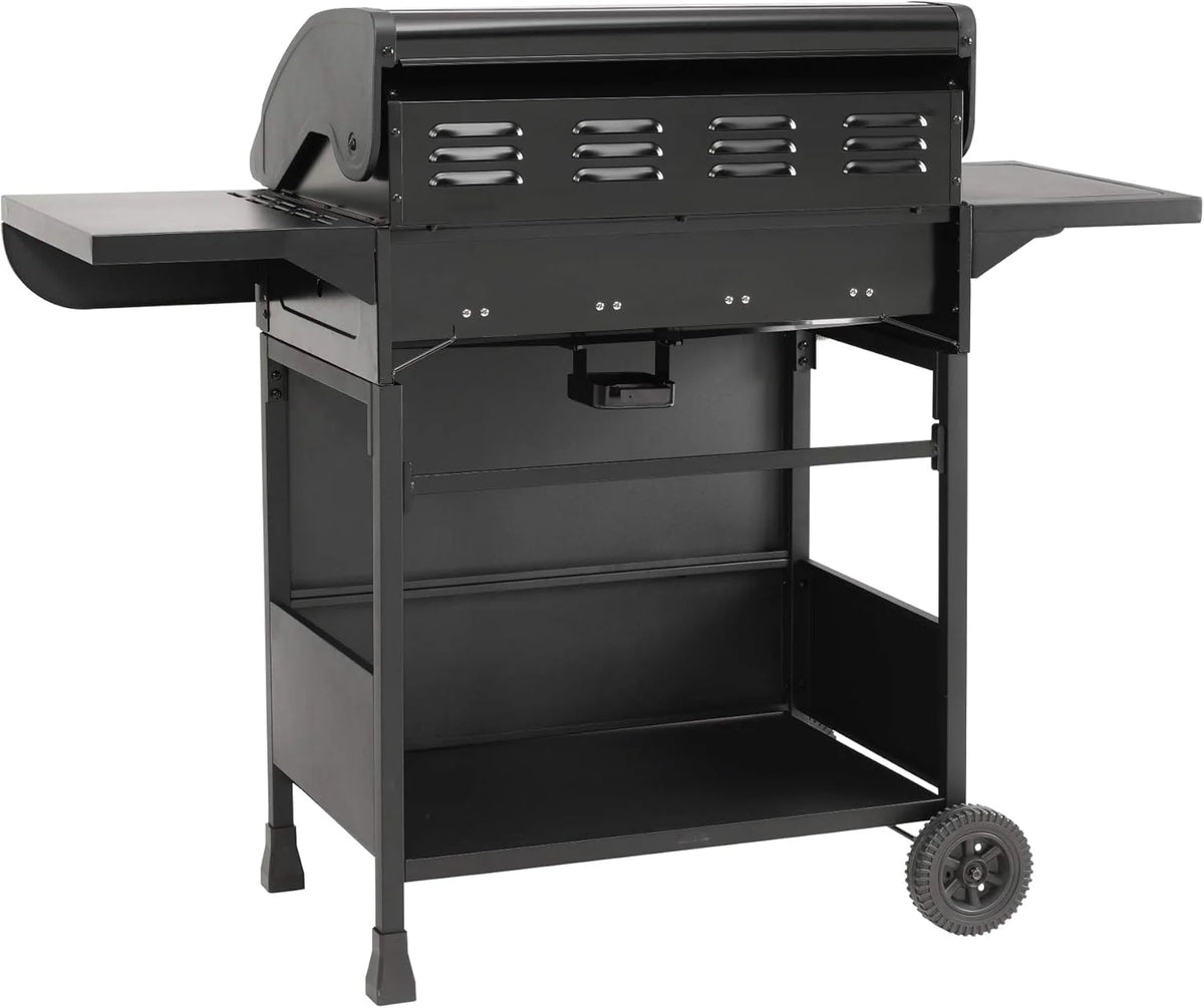 Churrasqueira a gás "COLUMBUS" 4 + 1 queimador da El Fuego® Churrasqueira BBQ sobre rodas, churrasqueira a gás Barbecue AY 563