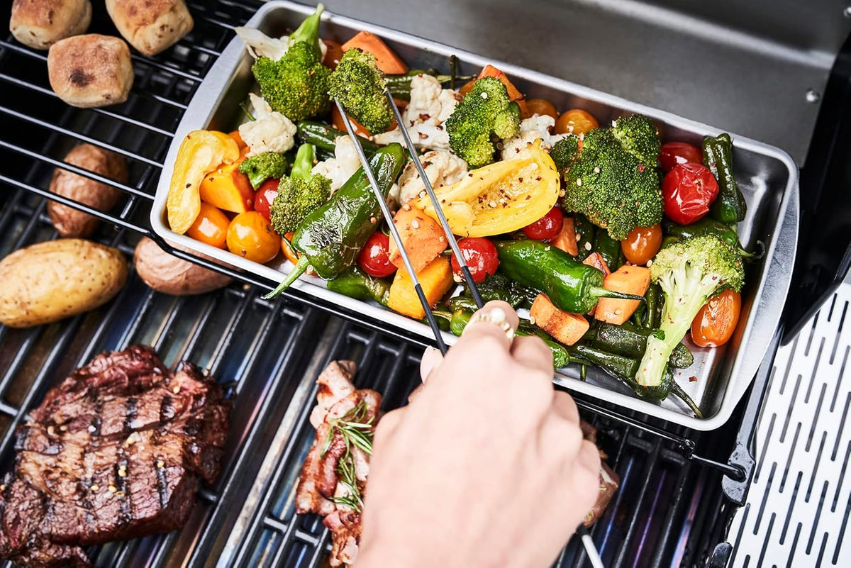 Char-Broil Churrasqueira a Gás Advantage PRO S 4 - Churrasqueira a gás com 4 queimadores e Tecnologia TRU-Infrared, queimador de alta potência de 900 °C, grelhas de ferro fundido