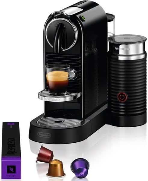 Cafeteira DeLonghi Nespresso Citiz EN267.BAE com cápsulas, sistema de extração especial, 1710 W, 1 L, Plástico, Preto