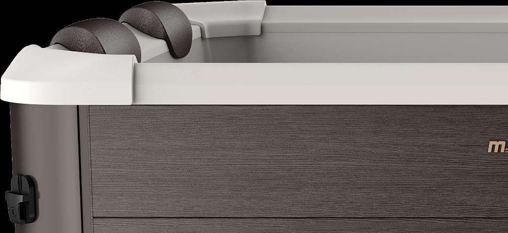 MSPA Tribeca para 6 pessoas, 160 x 160 x 65 cm, 120 jatos de massagem em 3 intensidades, desinfecção UVC e ozono, uso o ano todo, para exterior e interior, PVC resistente de 6 camadas,