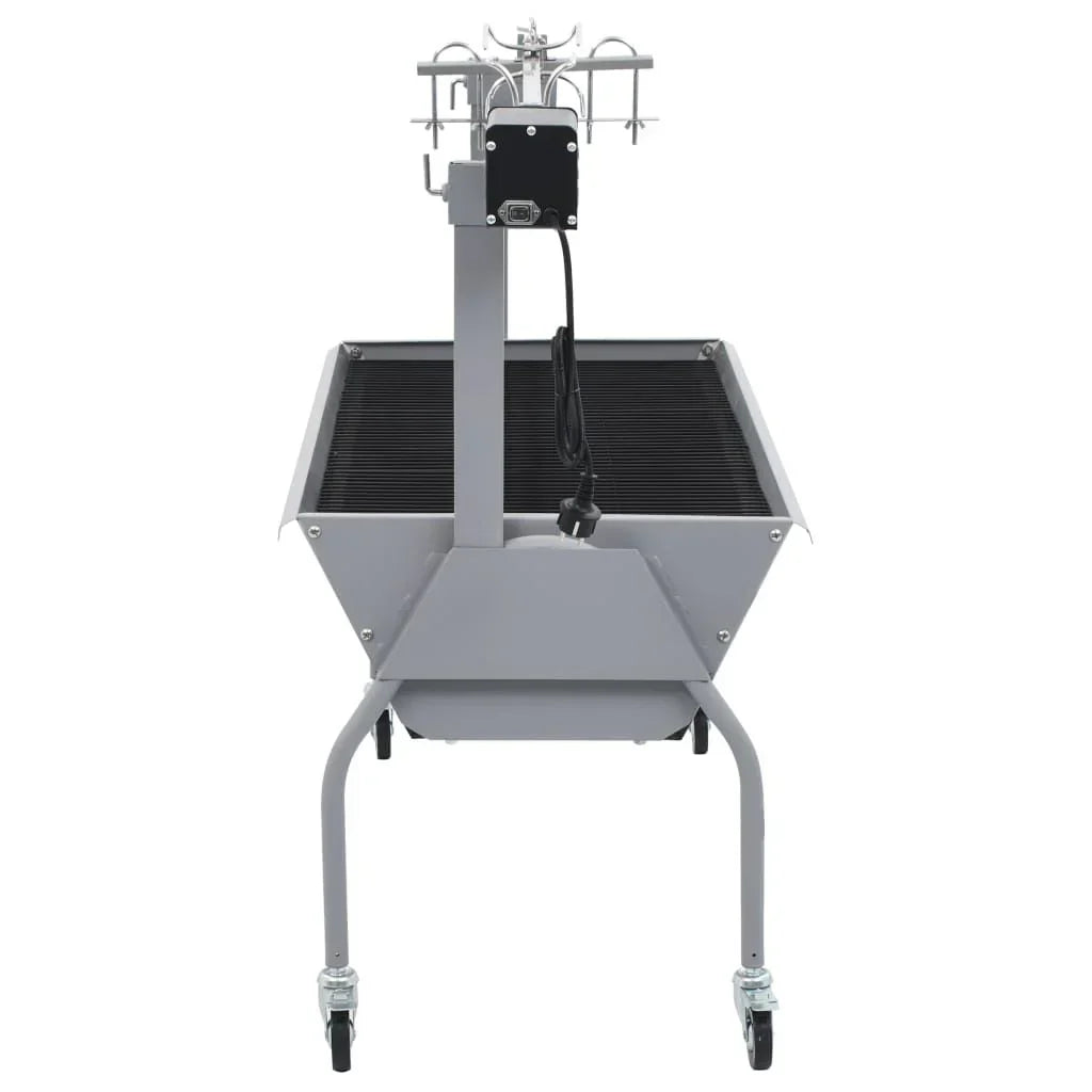Churrasqueira com Grelhador e Motor Elétrico Vidaxl