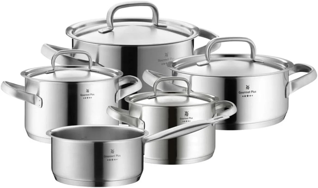 Wmf Gourmet Plus Conjunto de Panelas, Metal, Prateado, 5 peças