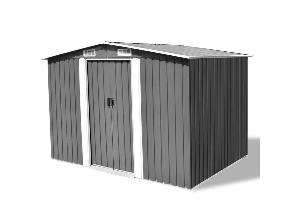 Abrigo de Metal MAISON EXCLUSIVE Cinzento 257x205x178 cm