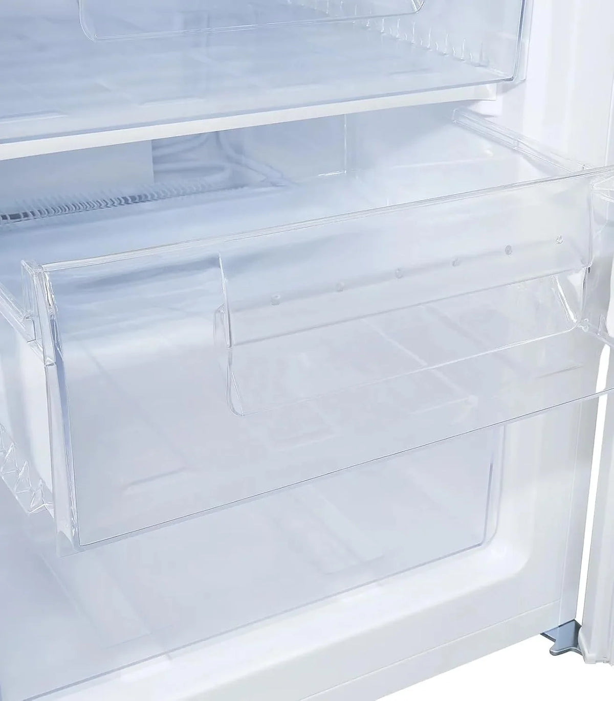 Exquisit® Freezer de Mesa 91L, Cor Branco, Classe E, Congelador 4 Estrelas, 4 Gavetas Transparentes, Porta Reversível, Controle de Temperatura, Medidas (85,5 x 55,0 x 58,0 cm)