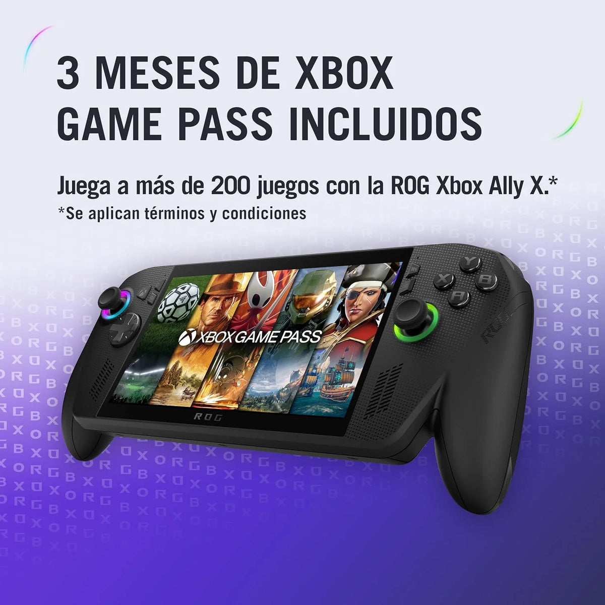 ASUS ROG Ally X - Console Portátil Gamer 7" Full HD 120Hz (AMD Ryzen AI Z2 Extreme, 24GB RAM, 1TB SSD, Bateria 80Wh, Windows 11, Ganhe 3 meses grátis de Game Pass Premium) - Cor Preto