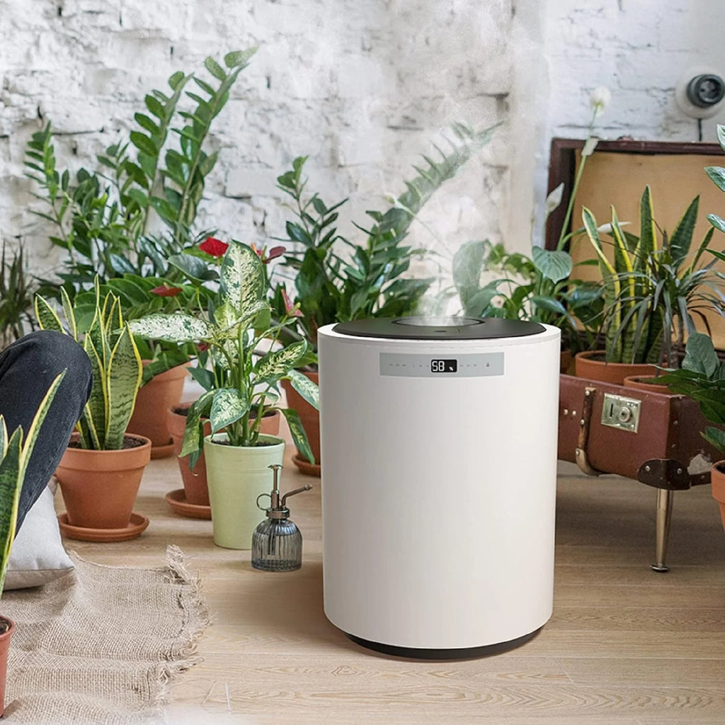 Y&O Umidificador de ar para bebês, umidificador de névoa para casa inteira e plantas, umidifica até 100 m², desligamento automático