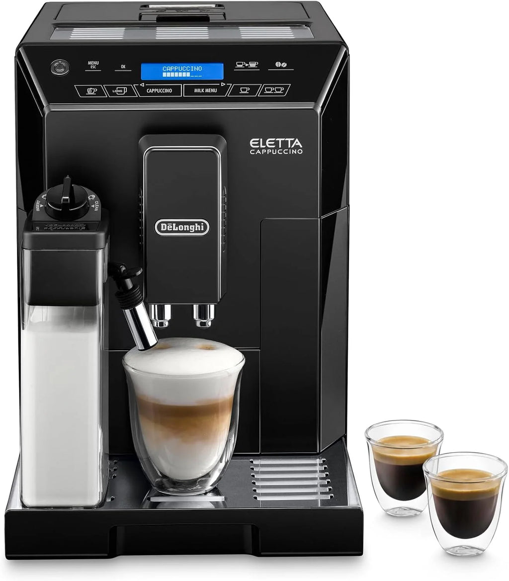 De'Longhi ECAM 44.666.B ELETTA Cappuccino, ECAM44.660.B, preto de alto brilho