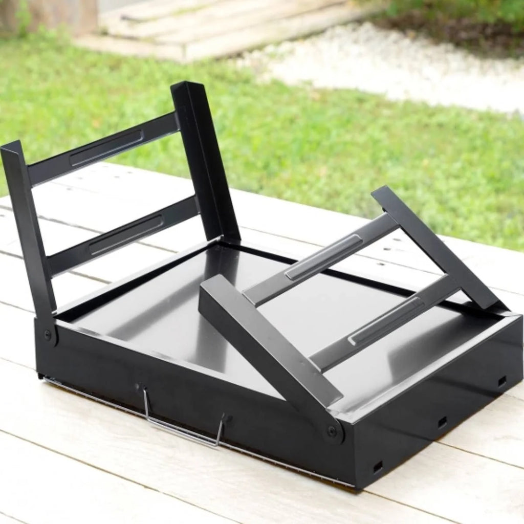 Churrasqueira Portátil Dobrável a Carvão Innovagoods 35x27cm 2 Comensais (ferro)