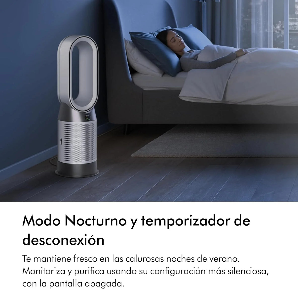 Purificador Hot+Cool™ Gen1 HP10 – purificador de ar, aquecedor e ventilador (Prata)
