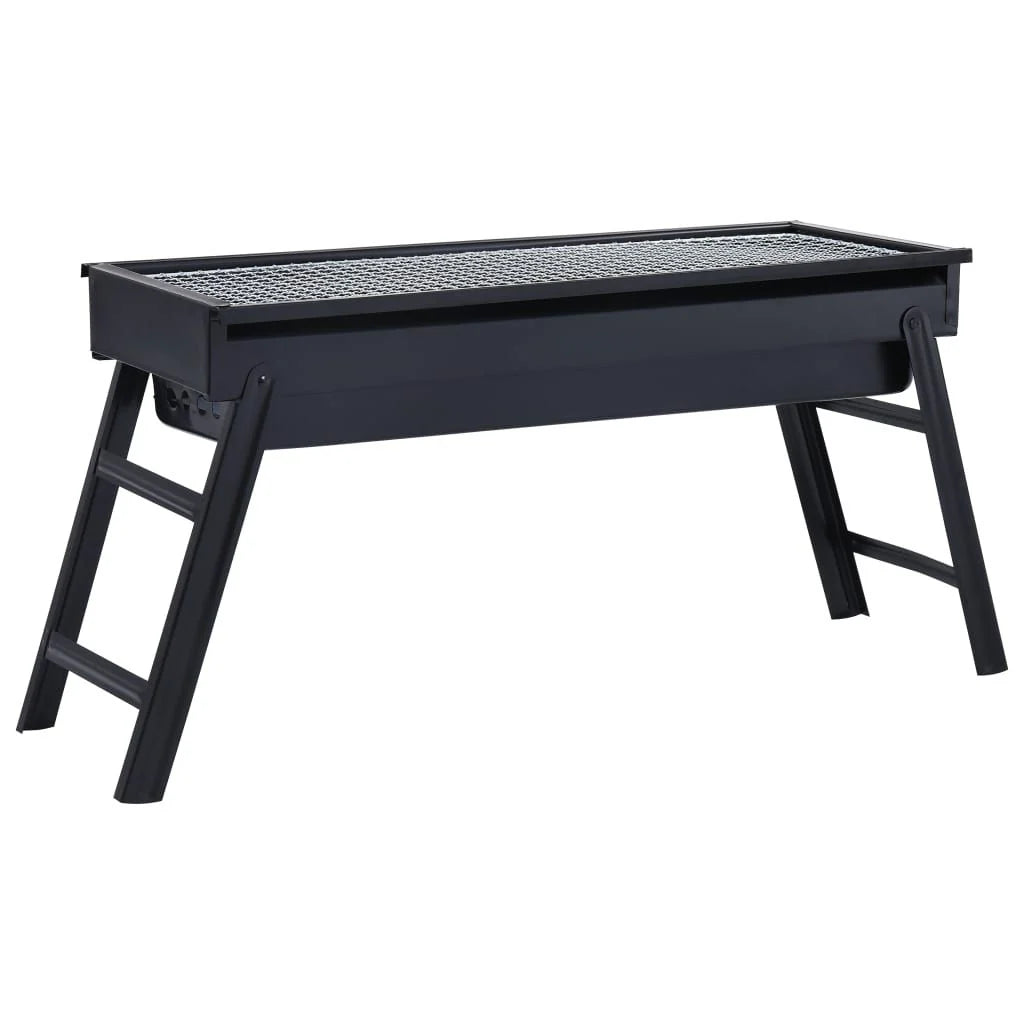 Churrasqueira Portátil para Acampamento Aço 60x22,5x33 cm Vidaxl