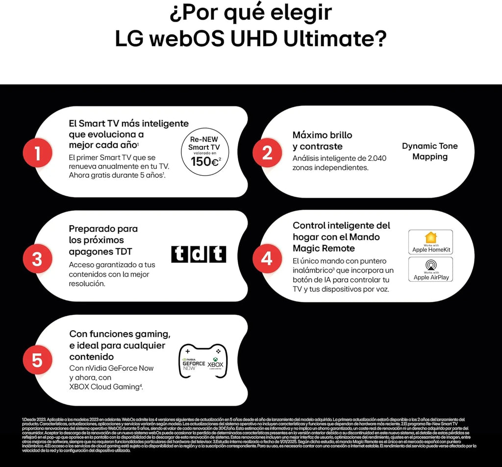 50UA73006LA - TV 50", UHD 4K, WebOS 25, IA Ultimate, HDR10 Pro, Super Upscaling, Dolby Digital Plus, Google Assistente, Preto