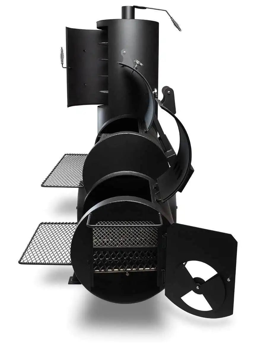 2026 Yoder Smokers 24" Durango Offset Smoker | Multiuso para churrasco ao ar livre