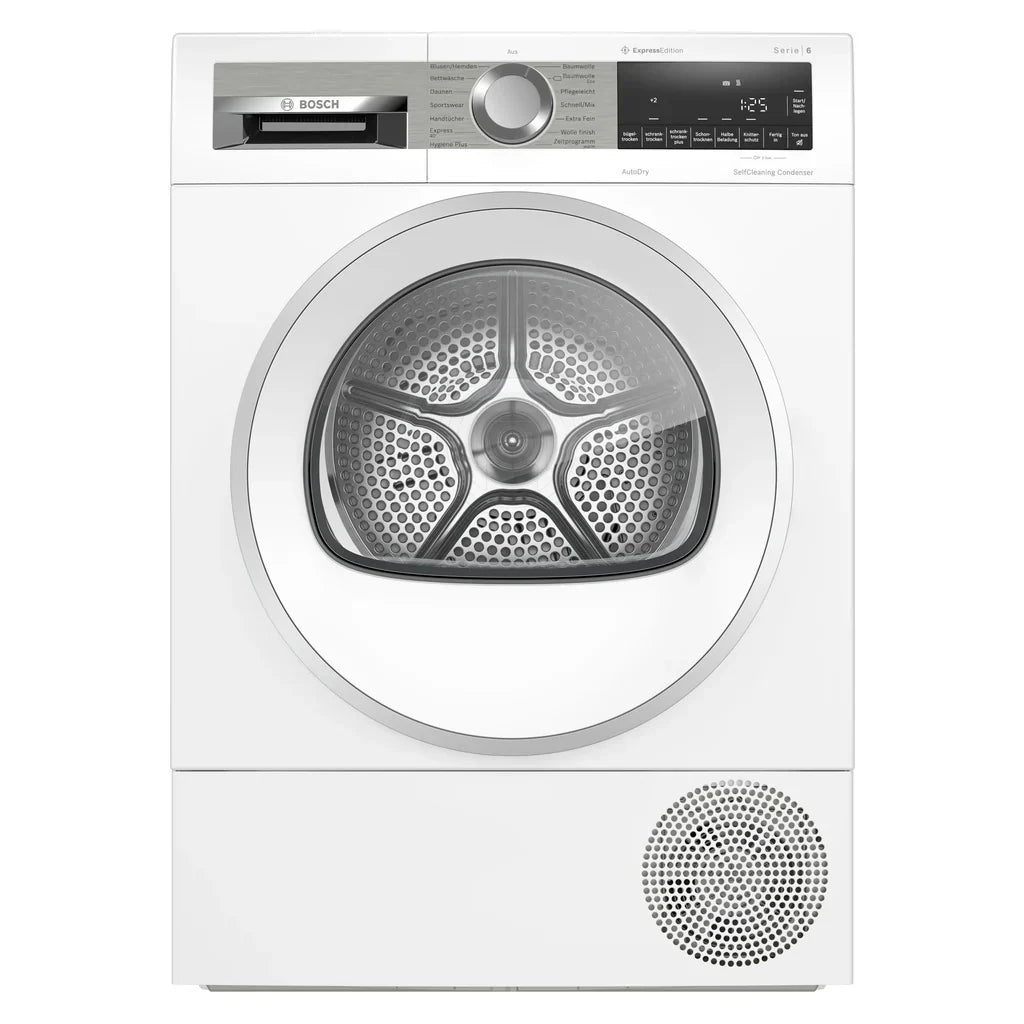 2026 Secadora de bomba de calor Bosch Serie 6 WQG235DH0 8 kg branca A+++