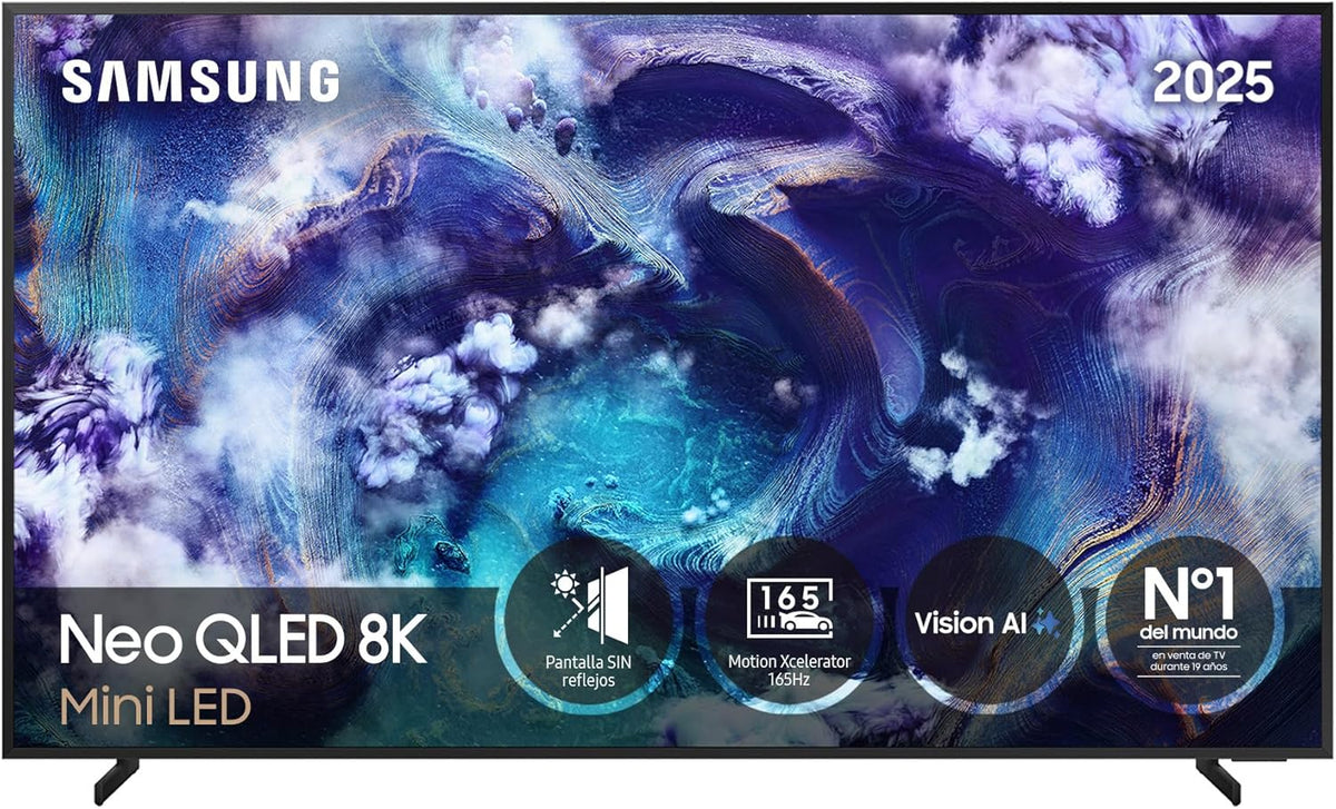 Smart TV Neo QLED 8K QN900F de 65 polegadas com Mini LED, Vision AI, Tela Antirreflexo Glare Free e Motion Xcelerator 165Hz