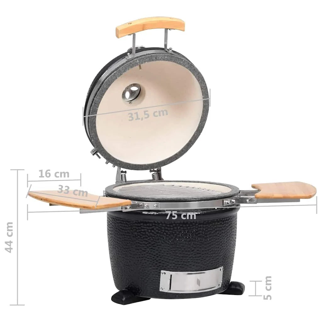 Queimador Cerâmico para Churrasqueira Kamado 44 cm Vidaxl