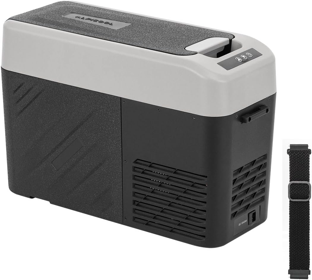 Alpicool KCF15 refrigerador portátil 12 V, freezer elétrico
