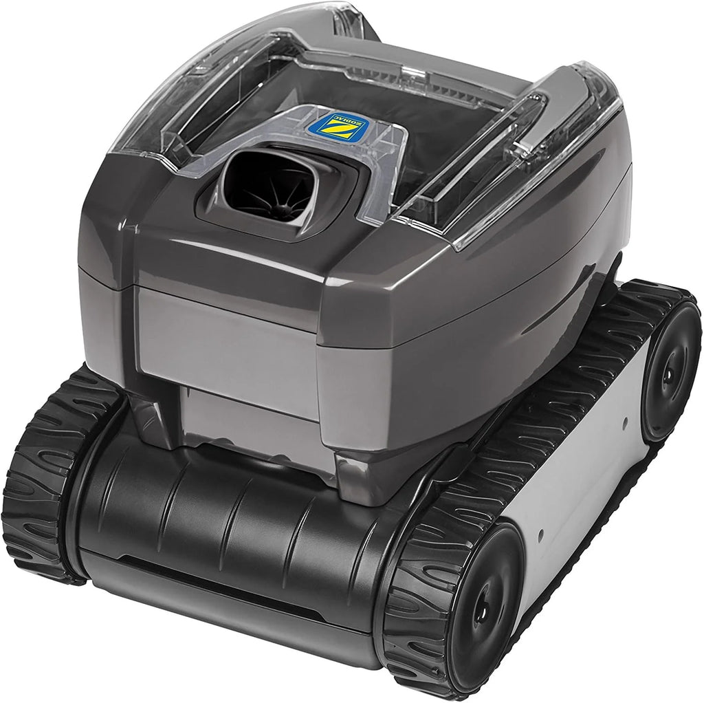 Zodiac Tornax 0T3300 Robô Aspirador Automático de Piscina até 9 x 4 m, limpa fundo e paredes e inclui cabo de 16,5 m, Cinzento