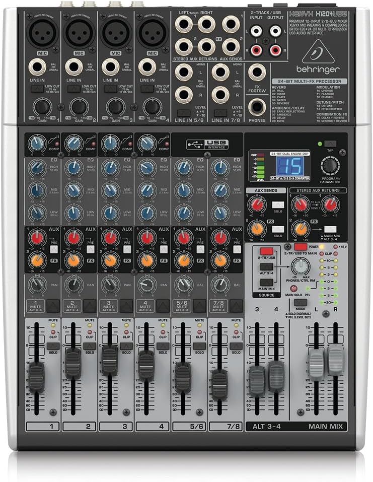 Mesa de som Behringer XENYX X1832USB para x-1832 usb und direto.