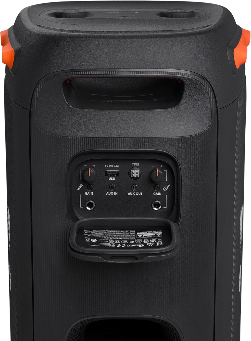 Jbl Partybox 110 JBLPARTYBOX110EU Alto-falante Bluetooth, preto, 24 x 69 x 2,5 cm