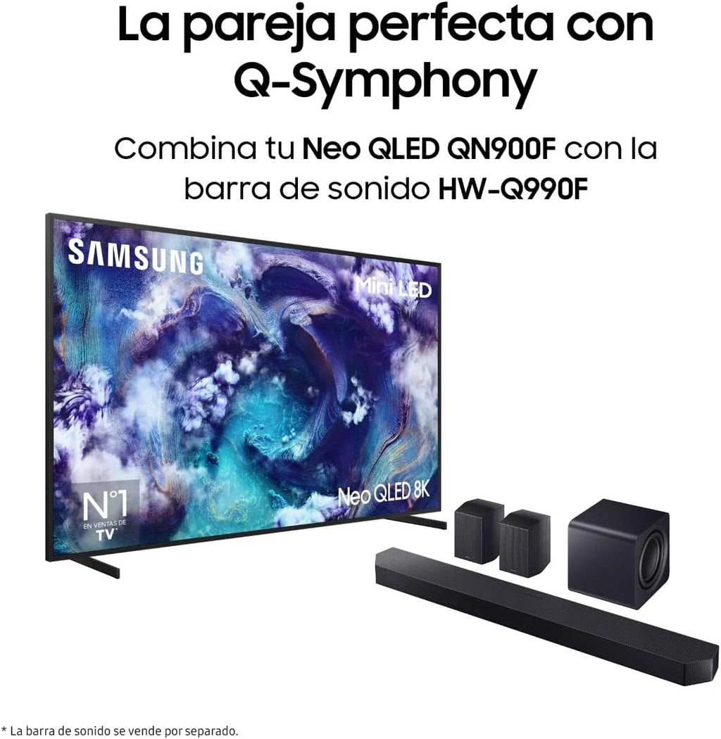 Smart TV Neo QLED 8K QN900F de 65 polegadas com Mini LED, Vision AI, Tela Antirreflexo Glare Free e Motion Xcelerator 165Hz
