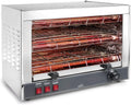 LACOR 69173 Torradeira Elétrica Horizontal Dupla Grelha, Cinza, 3600 W