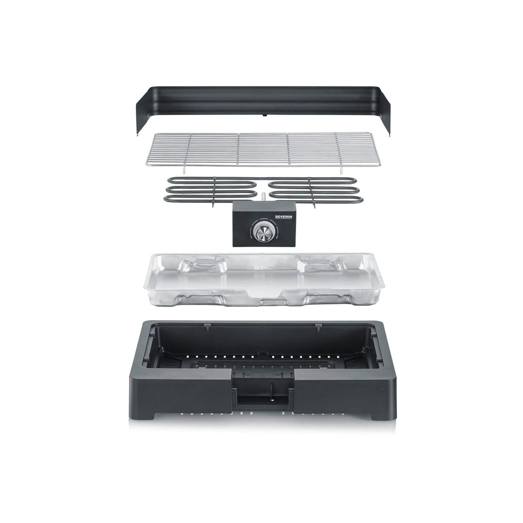 Churrasqueira de Mesa Preta 2200 W Pg 8565 Severin