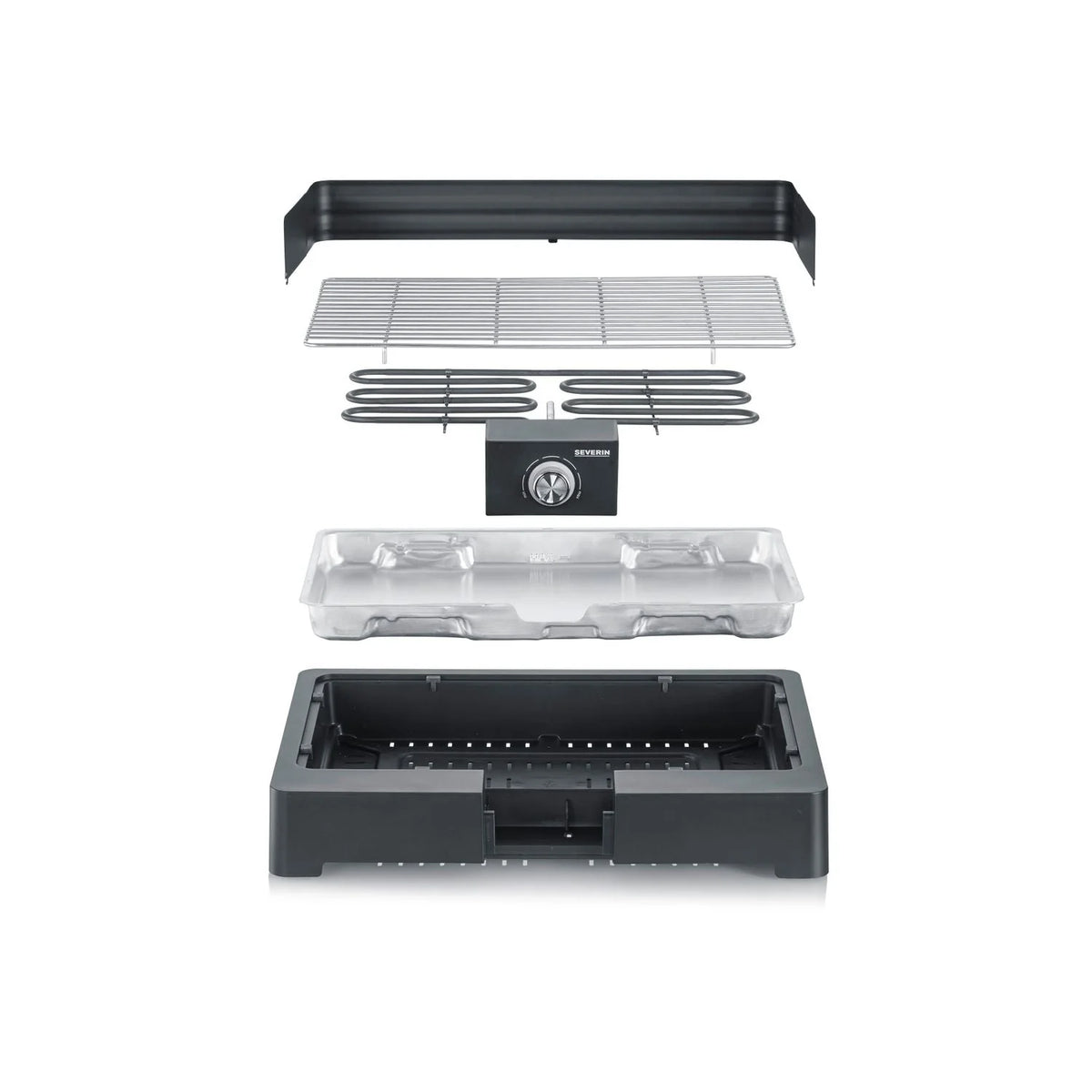 Churrasqueira de Mesa Preta 2200 W Pg 8565 Severin
