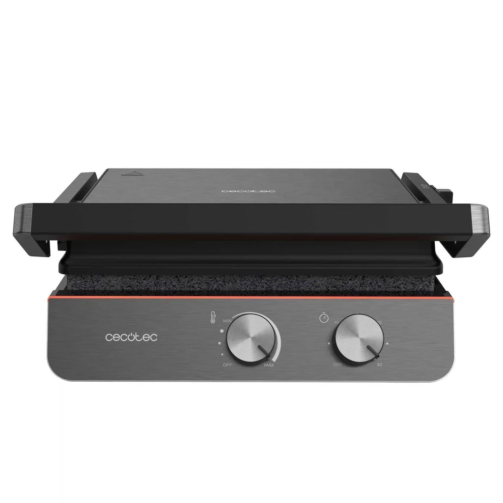 Churrasqueira Elétrica Cecotec Rock’nGrill Blaze Neon, 2200 W - Preto