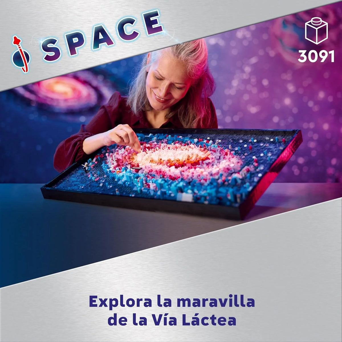 Art Galaxia Via Láctea Arte Mural e Decoração de Parede para Sala de Estar e Casa, Presente Criativo de Astronomia para Homens e Mulheres, Maquete para Adultos, Pôster 3D 31212