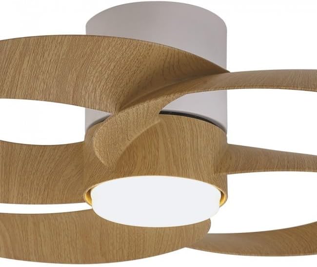 Ventilador de teto Rose madeira LED 24W