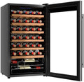 Cecotec Adega 34 garrafas Bolero grandsommelier 34030 inox compressor, 80 L, Refrigeração por compressor, Temperatura ajustável de 5 a 18ºC, Controlo tátil, Ecrã, LED interior.