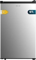 Cecotec Congelador Vertical de Mesa 97 L Bolero CoolMarket TF 97 Inox, Classe Energética E, Design compacto, Porta reversível, 3 Gavetas, Medidas 55,1 x 57,5 x 83,5 cm, Cor Inox