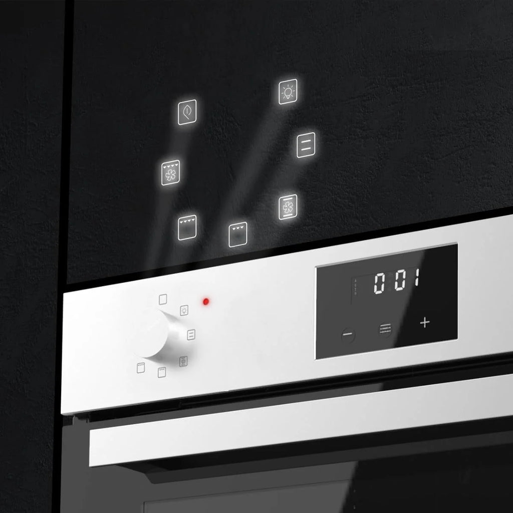 Cecotec Forno Embutível Multifunção 70L Bolero Hexa M226001 Linha A. 2800W, 7 Funções, Display, Base a Vapor XXL, Assistência a Vapor, Limpeza a Vapor Fácil, Ventilador de Arrefecimento, Modo Eco, Modo Convecção, Modo Grelhador