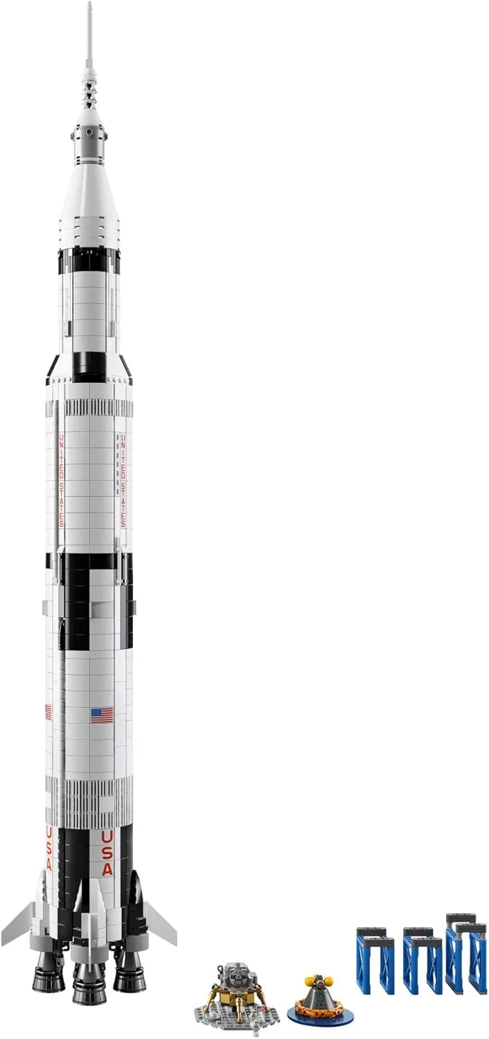 Kit de Construção Ideias NASA Apollo Saturn V 21309 (1969 Peças)