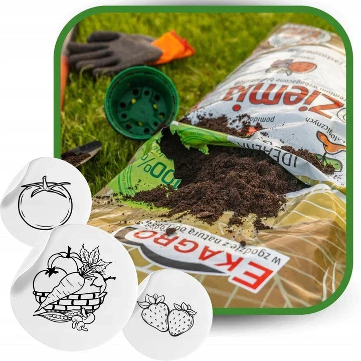 Terra Orgânica BIO Composto 1050L para Tomate Vegetais Mudas PALETE
