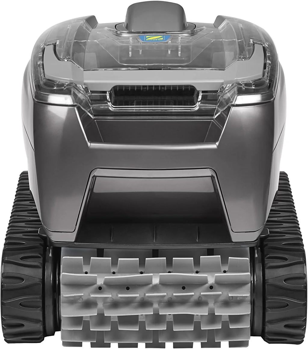 Zodiac Tornax 0T3300 Robô Aspirador Automático de Piscina até 9 x 4 m, limpa fundo e paredes e inclui cabo de 16,5 m, Cinzento