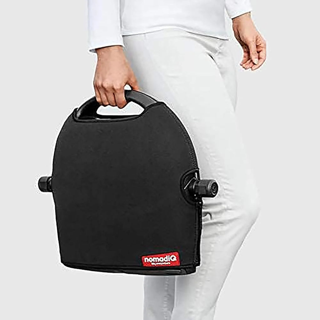 NOMADIQ Grelhador portátil a gás propano | Churrasqueira de mesa pequena e leve | Perfeita para acampamento, tailgating, cozinha ao ar livre, trailer, barcos, viagens (grelhador)