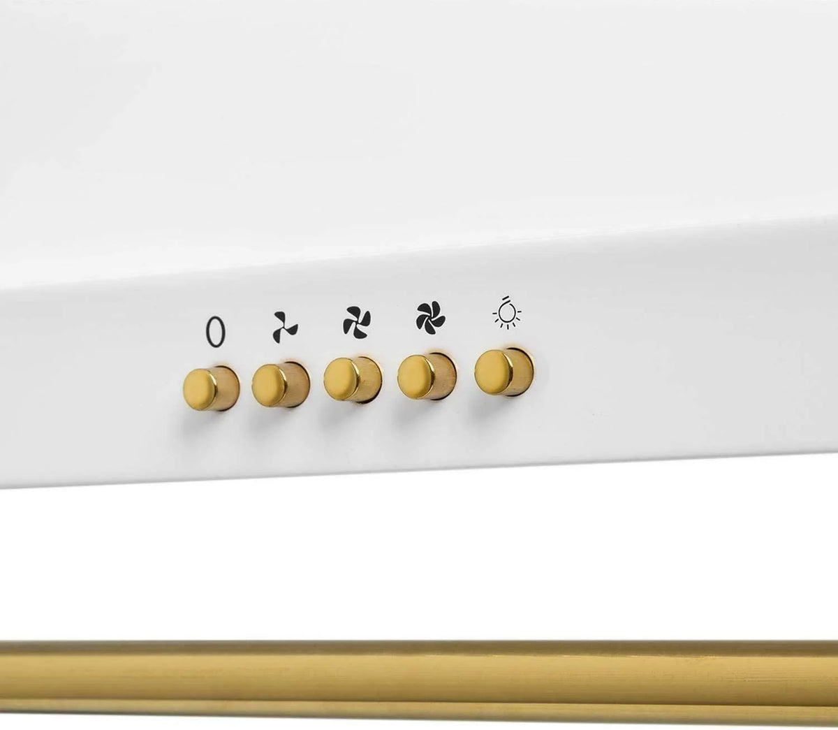 Klarstein Montblanc - Coifa de Parede 60 cm, 3 Níveis de Potência, Sucção de 610 m³/h, Potência de 165W, Kit de Montagem Incluso, Exaustor com Saída de Ar, Filtro de Alumínio, LED, Branco
