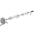 Espeto De Aço Para Assados e Churrascos Com Motor 1000 Mm Vidaxl