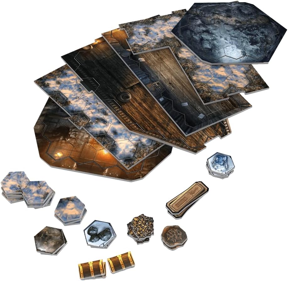 Cephalofair Games Frosthaven, Jogo de Tabuleiro cooperativo, de campanha ambientado em um Universo Gelado, A partir de 14 anos, 1-4 Jogadores, 30 Minutos de Jogo por Jogador, versão em espanhol