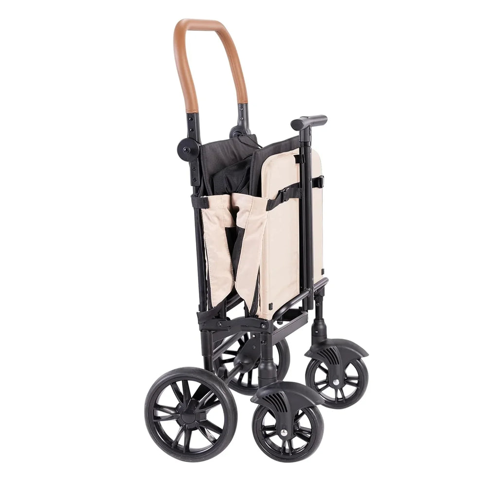 Carrinho Dobrável Yvolution Easy com Toldo - Carrinho Dobrável para Crianças, Cargas e Jardim, Carrinho com Abertura Lateral para 2 Crianças, Alça Ajustável de Empurrar e Puxar, Porta Frontal com