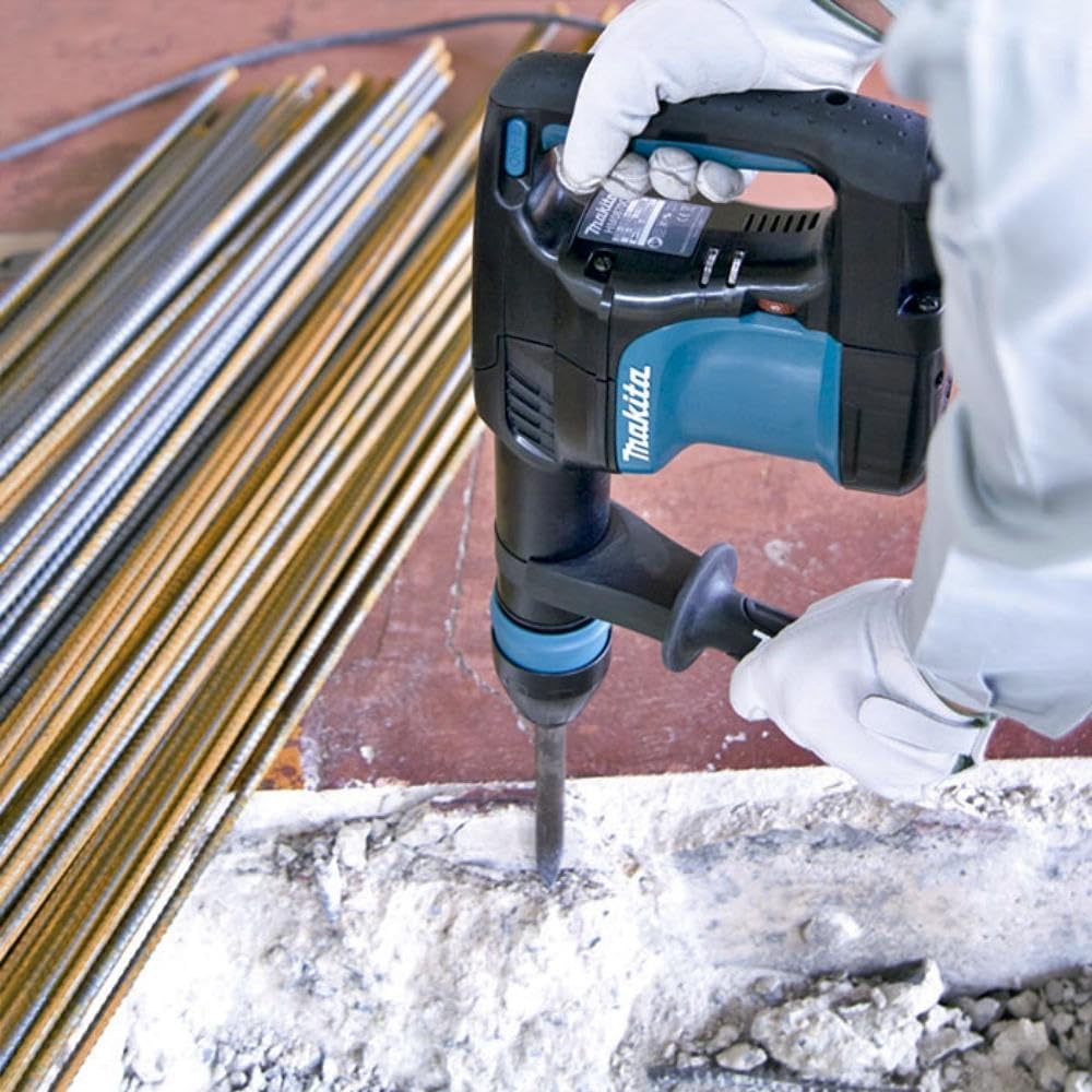 HM0870C - Martelete Demolidor Elétrico com fio Sds Max 1100W 5.1 Kg, Azul