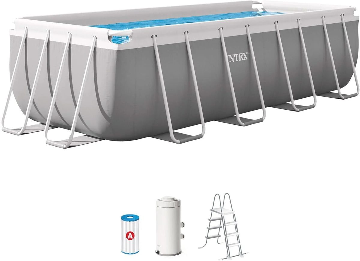 INTEX 55243 - Piscina Retangular Desmontável com Bomba Filtrante Prism Frame