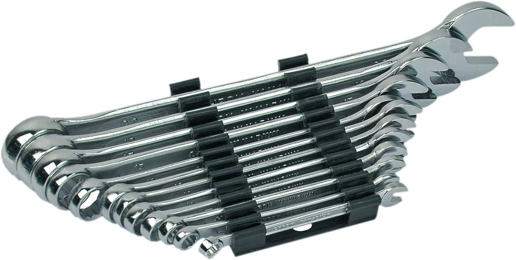 Mannesmann M98430 - Maleta de soquetes e outras ferramentas (215 peças, tamanho: 12x36x51 cm), Cor Verde Mannesmann