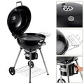 Churrasqueira a Carvão Portátil de 22” Tipo Kettle 2026 para Churrasco, Camping, Jardim e Cozinha Externa